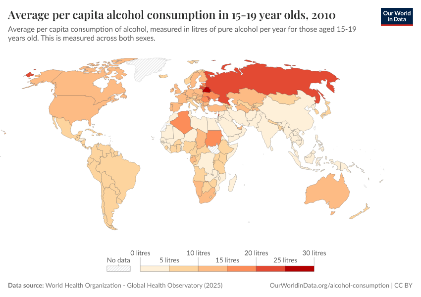 A thumbnail of the "Average per capita alcohol consumption in 15-19 year olds" chart