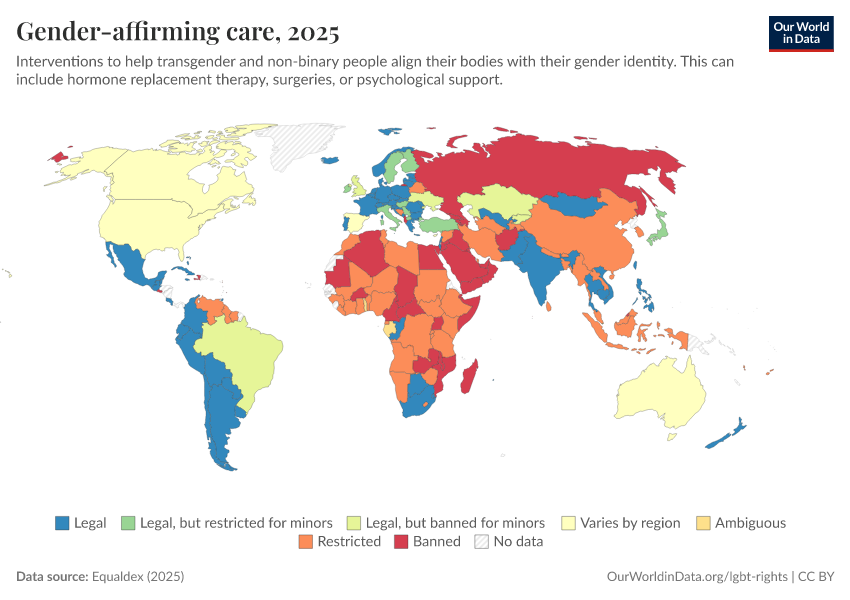 A thumbnail of the "Gender-affirming care" chart