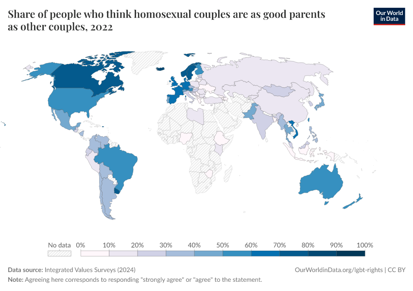 A thumbnail of the "Share of people who think homosexual couples are as good parents as other couples" chart