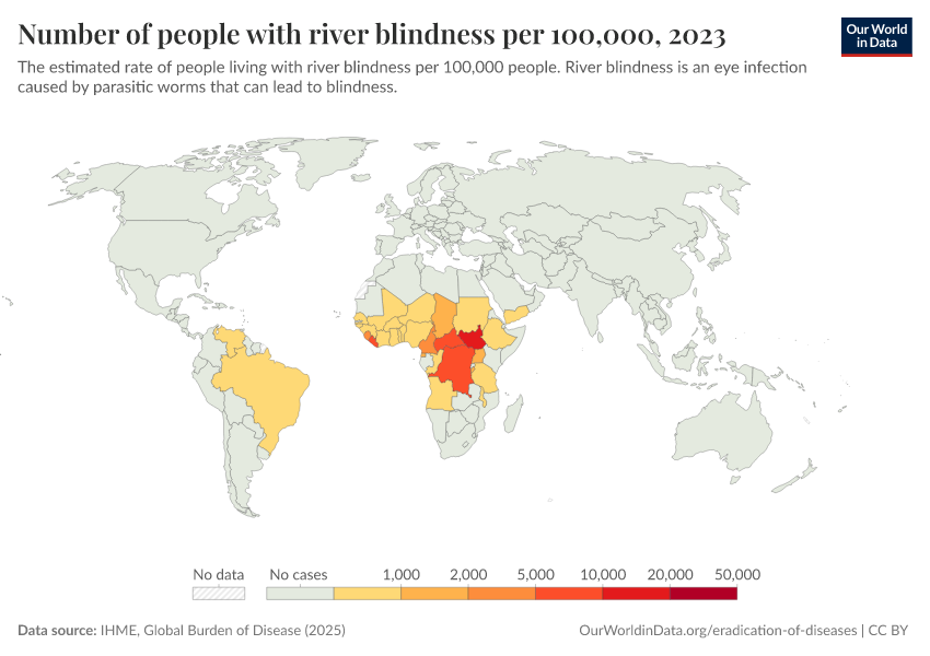 A thumbnail of the "Number of people with river blindness per 100,000" chart