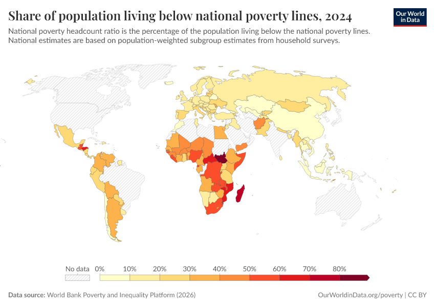 A thumbnail of the "Share of population living below national poverty lines" chart