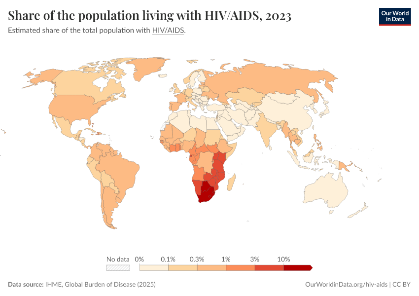 A thumbnail of the "Share of the population living with HIV/AIDS" chart